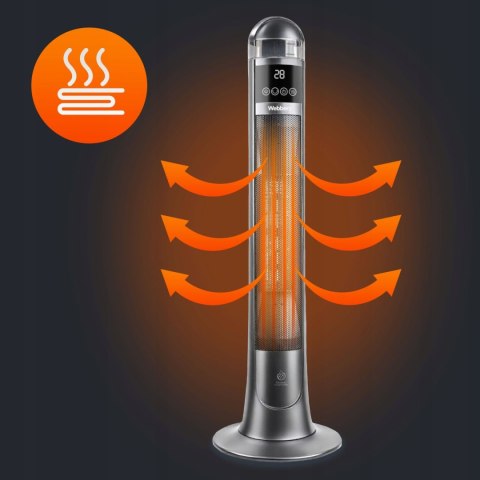 WEBBER Webber ETNA TH2200G Grzejnik ceramiczny kolumnowy z nawilżaczem