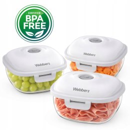 WEBBER Webber Webber+ Pojemniki próżniowe do żywności 0,7 l