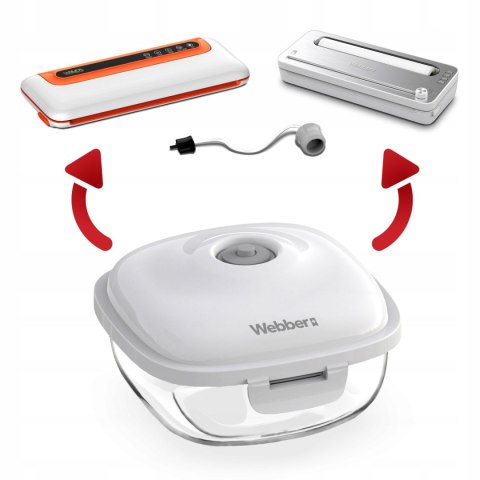 WEBBER Webber Webber+ Pojemniki próżniowe do żywności 0,7 l