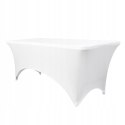 AGD SELECT Pokrowiec, obrus na stół cateringowy, ogrodowy biały