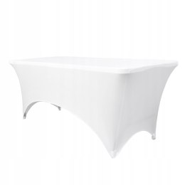 AGD SELECT Pokrowiec, obrus na stół cateringowy, ogrodowy biały