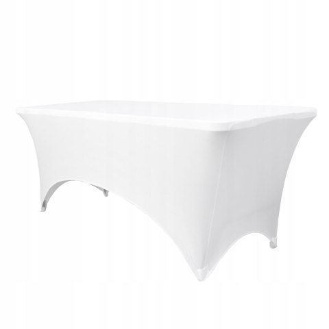 AGD SELECT Pokrowiec, obrus na stół cateringowy, ogrodowy biały
