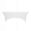 AGD SELECT Pokrowiec, obrus na stół cateringowy, ogrodowy biały
