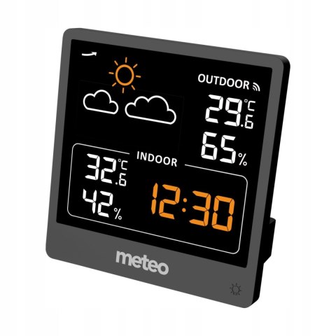 METEO STACJA POGODOWA Z DCF METEO SP200 Z POGODYNKA EKRAN LCD