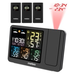 METEO STACJA POGODOWA Z DCF METEO SP300 POGODYNKA PROJEKTOR LASEROWY 3 CZUJNIKI