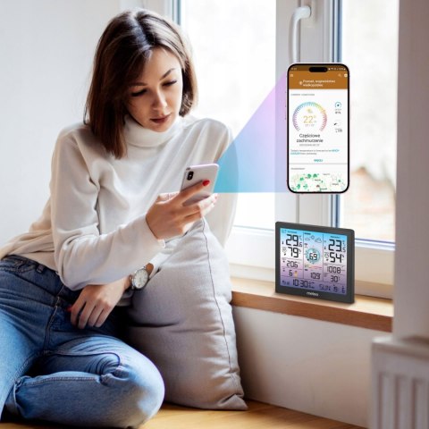 METEO Stacja Pogodowa POGODY Bezprzewodowa METEO Higrometr Barometr WIFI SP602
