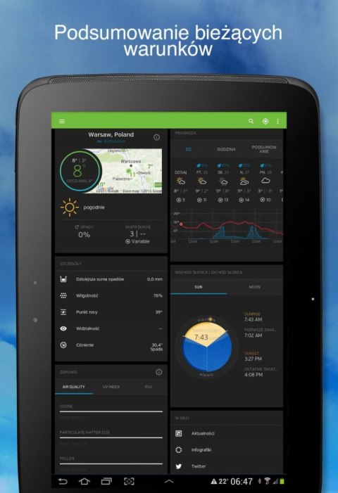 METEO Stacja Pogodowa POGODY Bezprzewodowa METEO Higrometr Barometr WIFI SP602