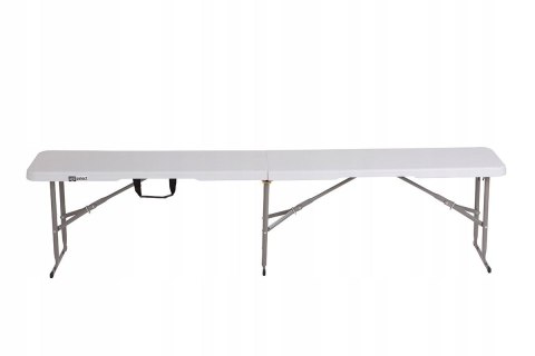 NUFORMA ŁAWKA CATERINGOWA ROZKŁADANA SKŁADANA W WALIZKĘ OGRODOWA BANKIETOWA 180 cm