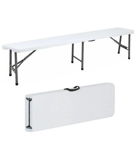 NUFORMA ŁAWKA CATERINGOWA ROZKŁADANA SKŁADANA W WALIZKĘ OGRODOWA BANKIETOWA 180 cm