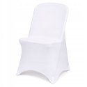 NUFORMA Pokrowiec na krzesło bankietowe biały elastyczny, NUFORMA