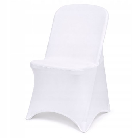 NUFORMA Pokrowiec na krzesło bankietowe biały elastyczny, NUFORMA