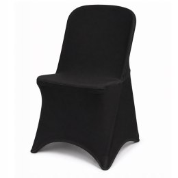 NUFORMA Pokrowiec na krzesło bankietowe czarny elastyczny, NUFORMA