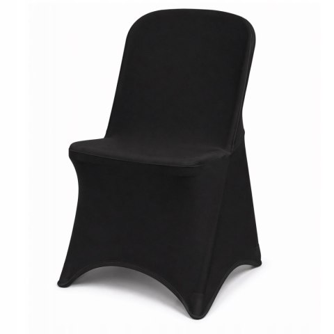 NUFORMA Pokrowiec na krzesło bankietowe czarny elastyczny, NUFORMA