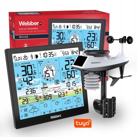 WEBBER Stacja pogodowa WEBBER WS603