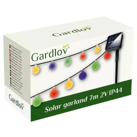 Gardlov Girlanda solarna 7m 2V IP44 Gardlov 23865 Gardlov Girlanda solarna 7m 2V IP44 Gardlov 23865