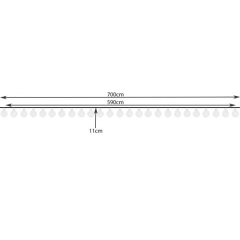 Gardlov Girlanda solarna 7m 2V IP44 Gardlov 23865 Gardlov Girlanda solarna 7m 2V IP44 Gardlov 23865