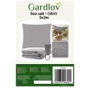 Gardlov Żagiel przeciwsłoneczny 3x2m - szary Gardlov 23162