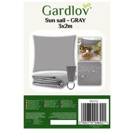 Gardlov Żagiel przeciwsłoneczny 3x2m - szary Gardlov 23162