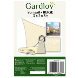 Gardlov Żagiel przeciwsłoneczny 3x3x3 beżowy Gardlov 23146