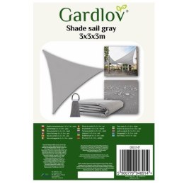 Gardlov Żagiel przeciwsłoneczny 3x3x3m szary Gardlov 23147