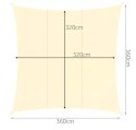 Gardlov Żagiel przeciwsłoneczny 3.6x3.6m Gardlov 23165