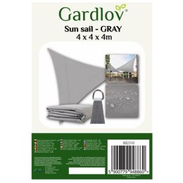 Gardlov Żagiel przeciwsłoneczny 4x4x4m-szary Gardlov 23141