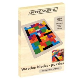 Kruzzel Układanka drewniana- puzzle/ Kruzzel 22667