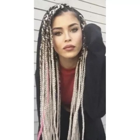 Soulima Włosy syntetyczne warkoczyki blond Soulima 23556 Soulima Włosy syntetyczne warkoczyki blond Soulima 23556