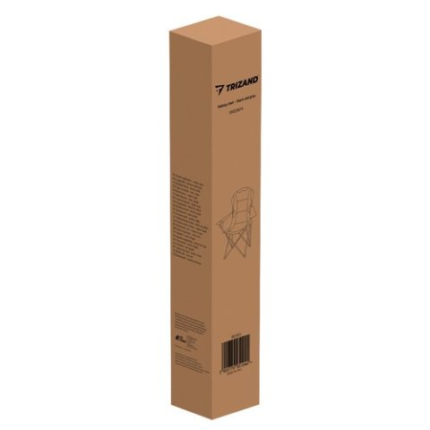 Trizand Krzesło wędkarskie czarno-szare 23674 Trizand Krzesło wędkarskie czarno-szare 23674
