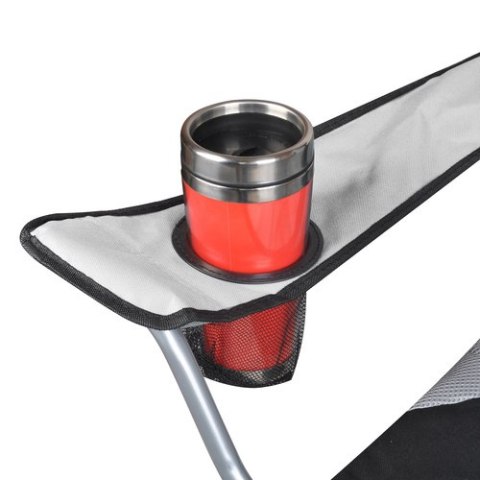 Trizand Krzesło wędkarskie czarno-szare 23674 Trizand Krzesło wędkarskie czarno-szare 23674
