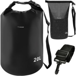 Trizand Worek wodoszczelny 20L czarny 23566