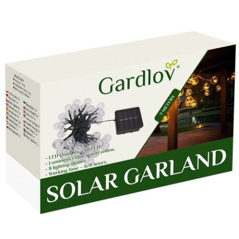 Gardlov Girlanda solarna 7m IP65 Gardlov 24008 Gardlov Girlanda solarna 7m IP65 Gardlov 24008