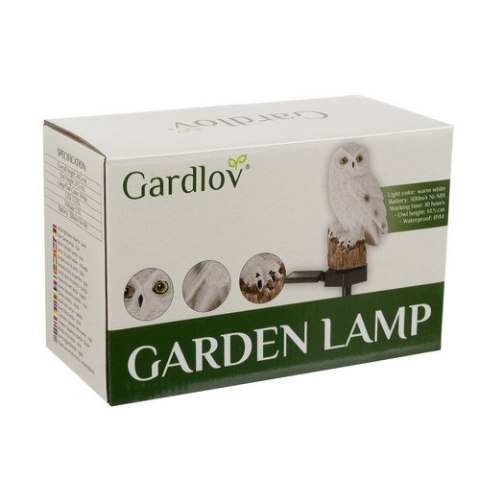 Gardlov Lampa ogrodowa solarna - sowa Gardlov 23847 Gardlov Lampa ogrodowa solarna - sowa Gardlov 23847