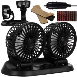 Xtrobb Wentylator samochodowy 12V podwójny Xtrobb 23222