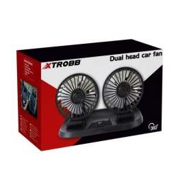 Xtrobb Wentylator samochodowy 12V podwójny Xtrobb 23222