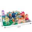Kruzzel Klocki drewniane 115 szt- miasto 23519