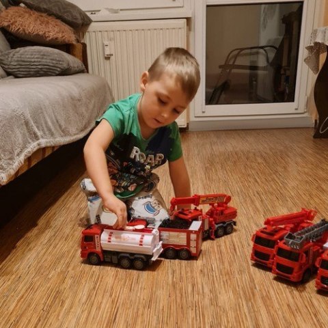 Kruzzel Zestaw samochodów - straż pożarna Kruzzel 24631 Kruzzel Zestaw samochodów - straż pożarna Kruzzel 24631