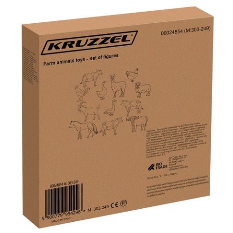 Kruzzel Zwierzęta gospodarskie - zestaw figurek Kruzzel Kruzzel Zwierzęta gospodarskie - zestaw figurek Kruzzel
