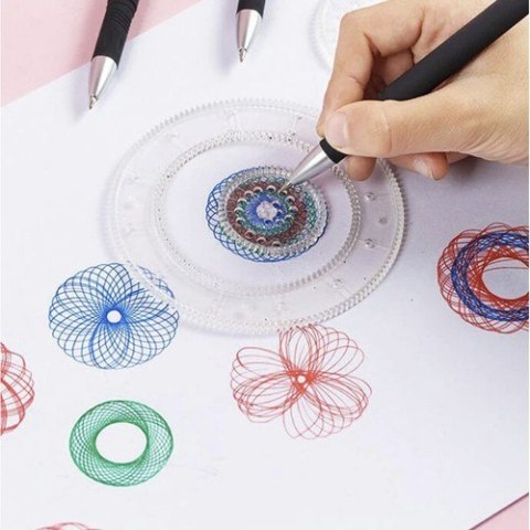 Maaleo Zestaw do rysowania - spirograf Maaleo 24346 Maaleo Zestaw do rysowania - spirograf Maaleo 24346