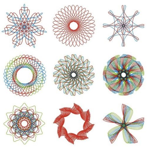 Maaleo Zestaw do rysowania - spirograf Maaleo 24346 Maaleo Zestaw do rysowania - spirograf Maaleo 24346