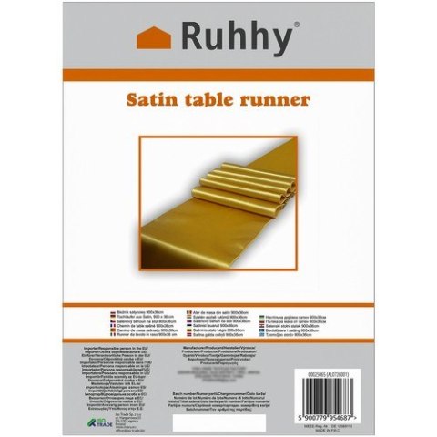 Ruhhy Bieżnik satynowy 900x36cm Ruhhy 25065 Ruhhy Bieżnik satynowy 900x36cm Ruhhy 25065