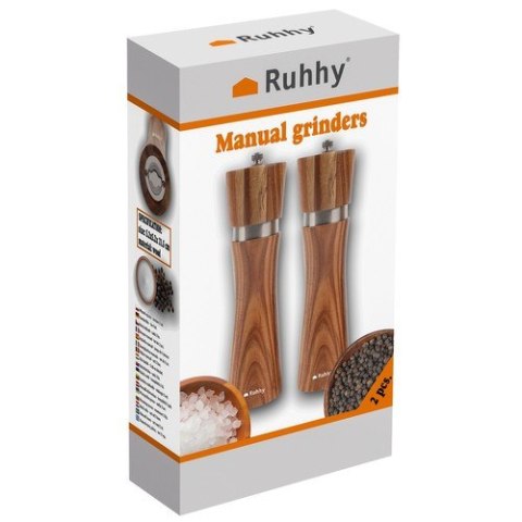 Ruhhy Młynek ręczny - zestaw 2 szt. Ruhhy 24650 Ruhhy Młynek ręczny - zestaw 2 szt. Ruhhy 24650