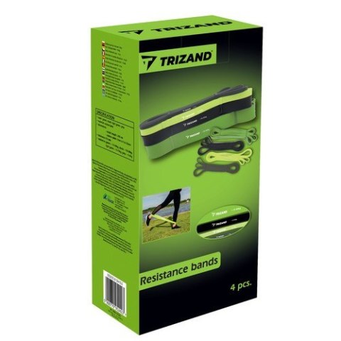 Trizand Zestaw gum do ćwiczeń- 4szt. Trizand 24305 Trizand Zestaw gum do ćwiczeń- 4szt. Trizand 24305