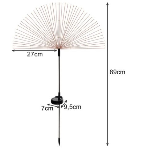 Gardlov Lampa ogrodowa solarna- dmuchawce Gardlov 25477 Gardlov Lampa ogrodowa solarna- dmuchawce Gardlov 25477