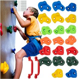 Kruzzel Uchwyty do wspinaczki 22 sztuki Kruzzel 25395