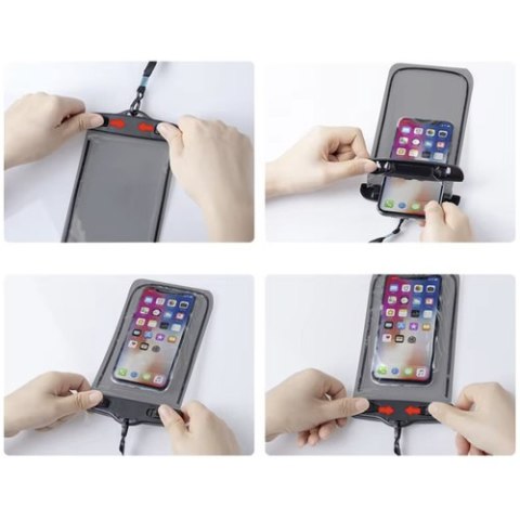Malatec Etui wodoodporne na telefon - czarne 23414 Malatec Etui wodoodporne na telefon - czarne 23414
