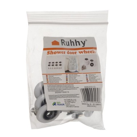 Ruhhy Kółka do kabiny prysznicowej Ruhhy 25513 Ruhhy Kółka do kabiny prysznicowej Ruhhy 25513