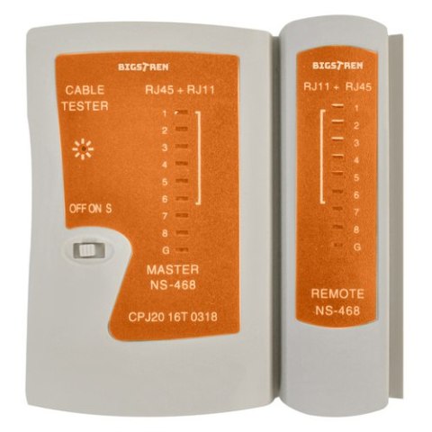 Bigstren Tester kabli - zestaw sieciowy Bigstren 25834 Bigstren Tester kabli - zestaw sieciowy Bigstren 25834