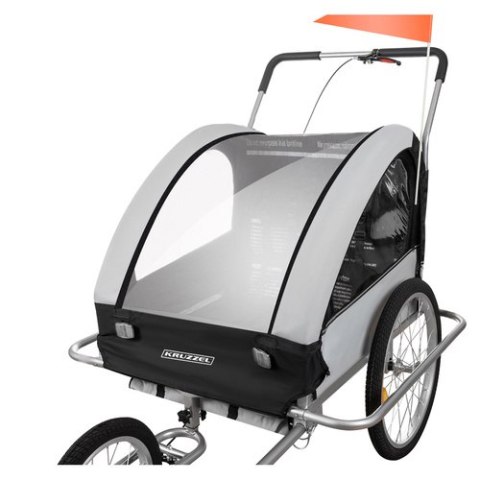 Marka niezdefiniowana Przyczepka rowerowa amortyzowana 3w1 Kruzzel 25372 Marka niezdefiniowana Przyczepka rowerowa amortyzowana 3w1 Kruzzel 25372