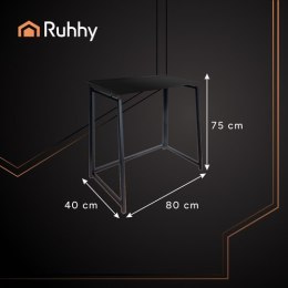 Ruhhy Biurko składane drewniane czarne Ruhhy 26117